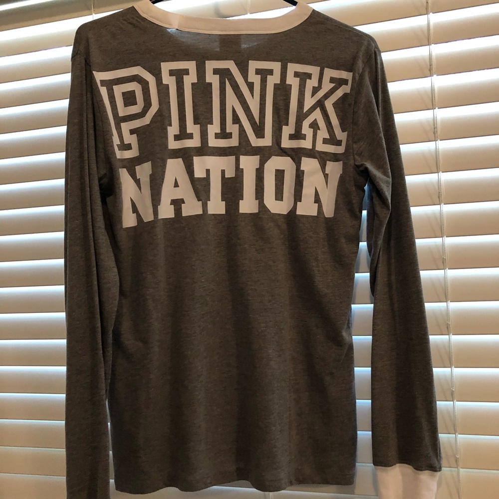 VS Pink Long Sleeve Top